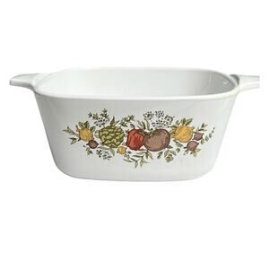 Vtg Corning Ware Spice Of Life 2.75 Cup Casserole Dish No‎ Lid Tiny Chip READ